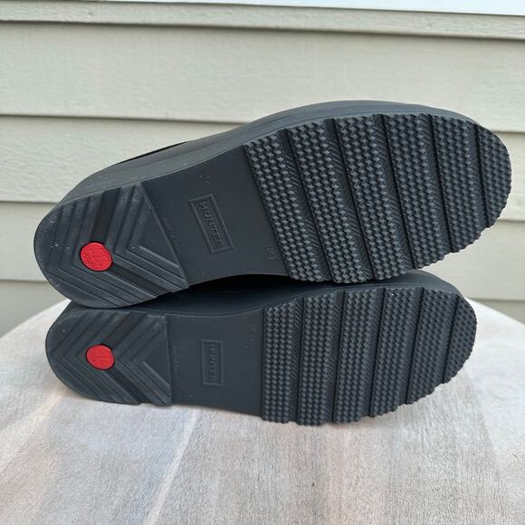 New Hunter Original Play Womens Size 9 Black Clogs Rubber Waterproof Slip On New - Picture 10 of 12